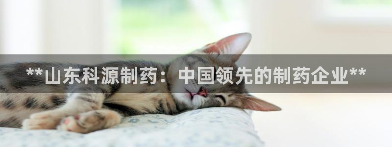 九游会老哥俱乐部论坛版：**山东科源制药：中国领先的制药企业**