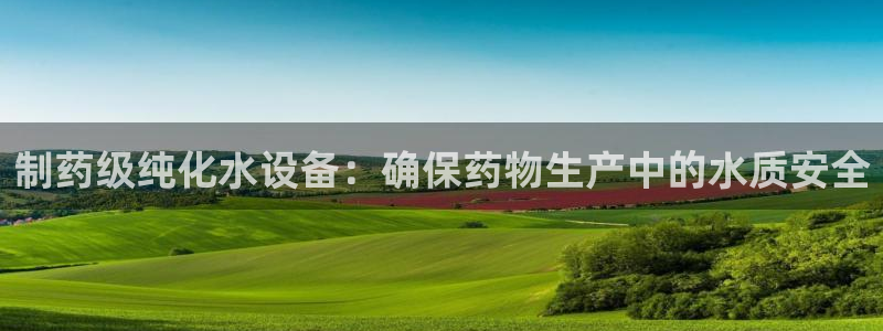 九游老哥俱乐部官网登录：制药级纯化水设备：确保药物生产中的水质安全