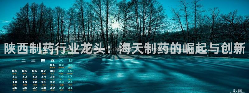 ag九游会老哥：陕西制药行业龙头：海天制药的崛起与创新