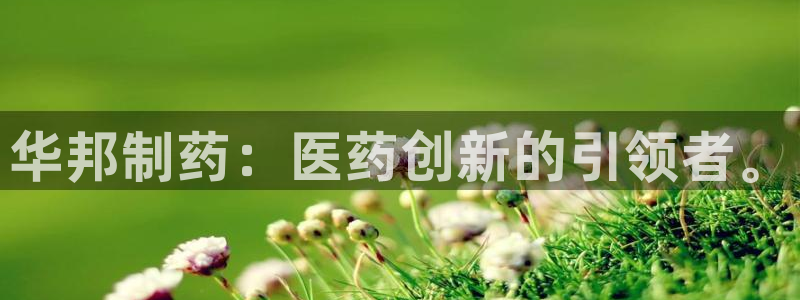 九游会老哥必备的交流社区：华邦制药：医药创新的引领者。