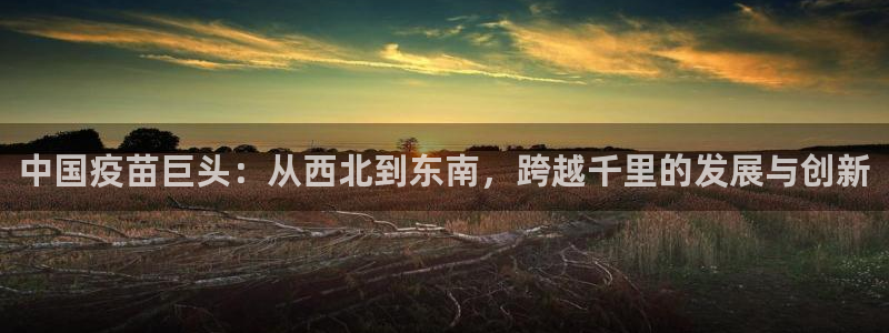 九游会老哥俱乐部官方网站：中国疫苗巨头：从西北到东南，跨越千里的发展与创新
