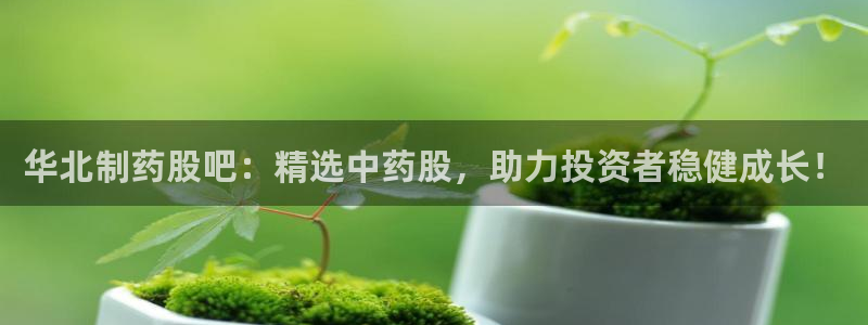 九游会老哥俱乐部社区论坛：华北制药股吧：精选中药股，助力投资者稳健成长！