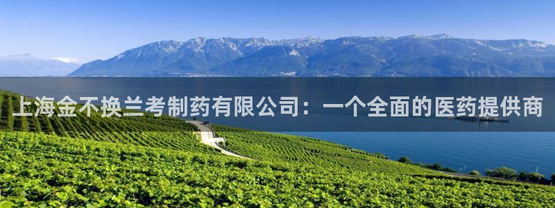 ag九游会老哥俱乐部：上海金不换兰考制药有限公司：一个全面的医药提供商